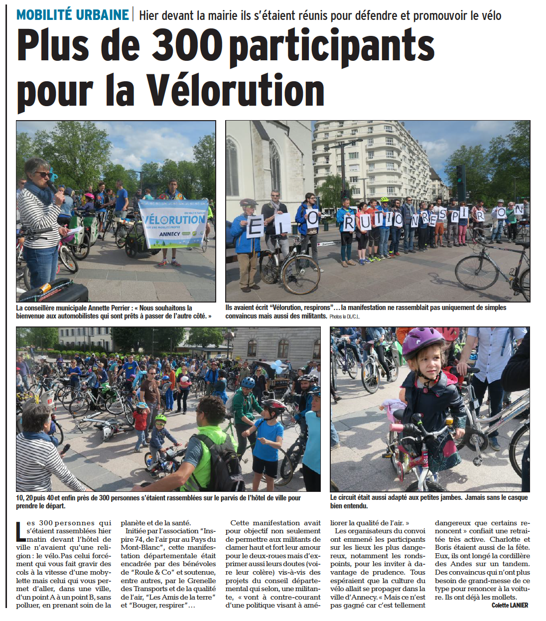 15 mai 2017 à Annecy