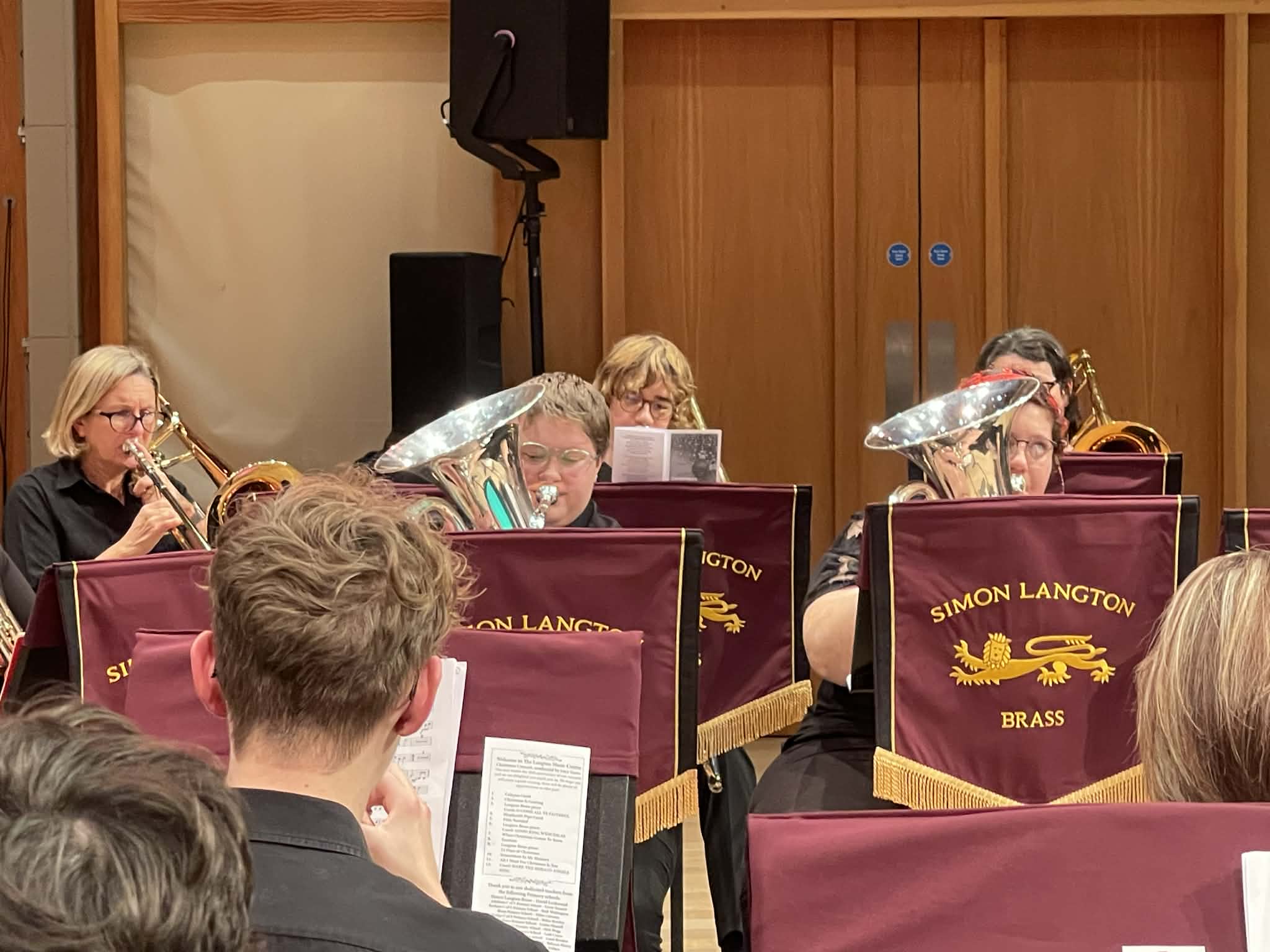 Simon Langton Brass at the Gulbenkian Concert 2025, photograph 1