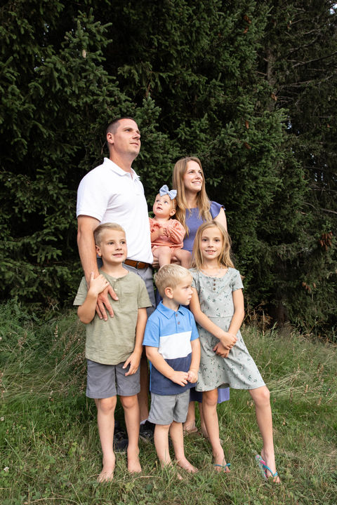 Family photography session in switzerland