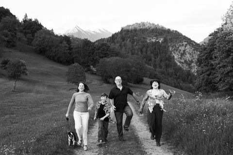 Family photography session in switzerland