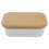 Thumbnail: Set of 3 Square Glass Container with  Personalized Bamboo Lid
