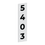 Thumbnail: Vertical 3D Address Sign
