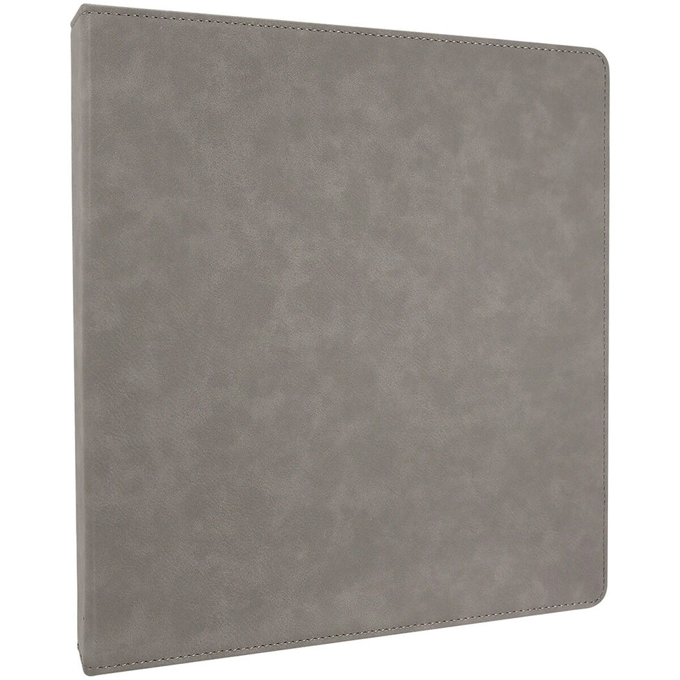 Thumbnail: Leather 3 Ring Binder with 1" Slant D Rings