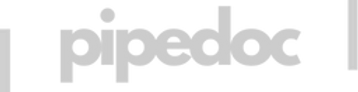 PipeDoc Logo w/ minimalist black corner bracket icon used for design framing or layout decoration.