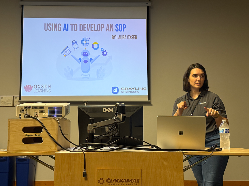 Using AI for SOPs: A Simple Use Case for the Water Industry