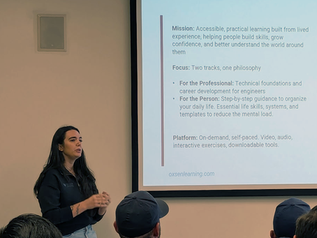 Laura presenting