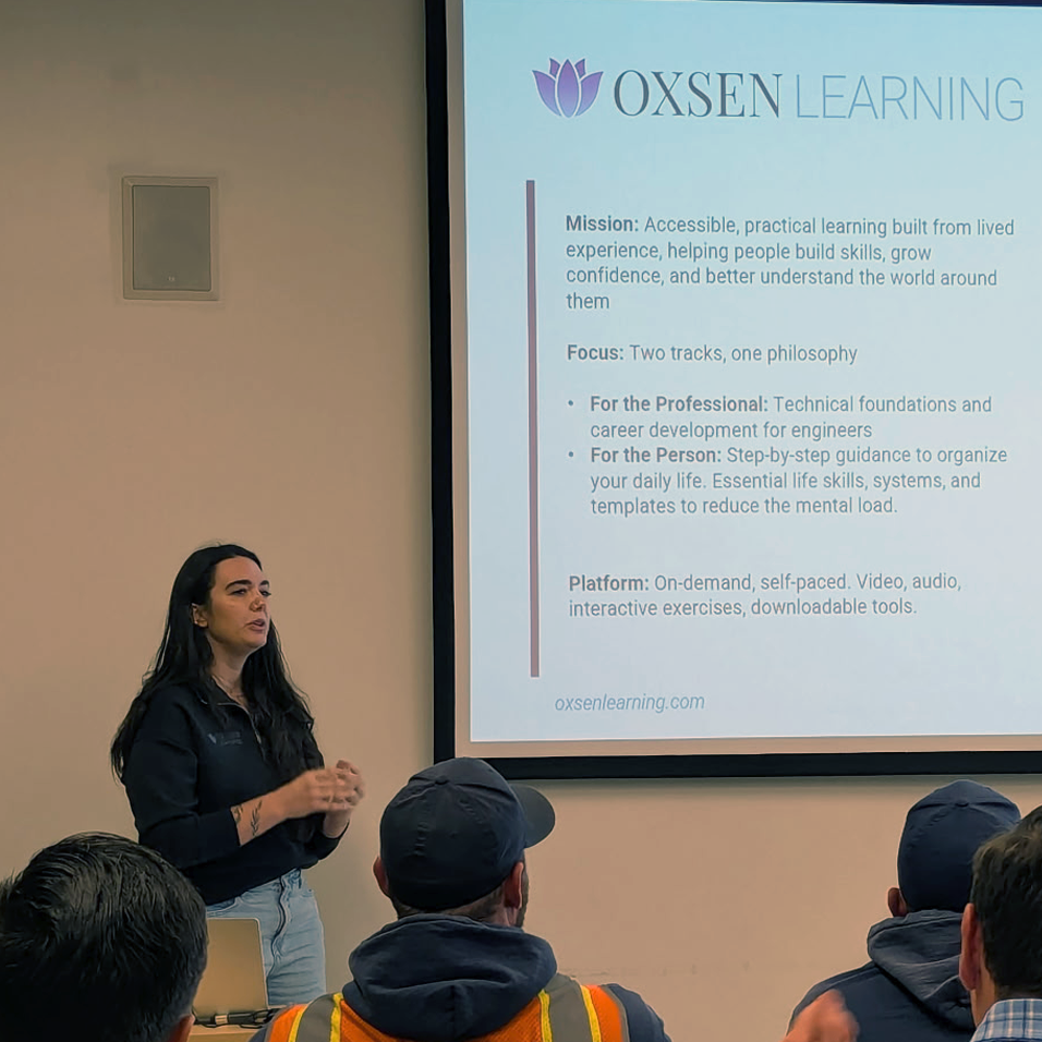 Laura presenting