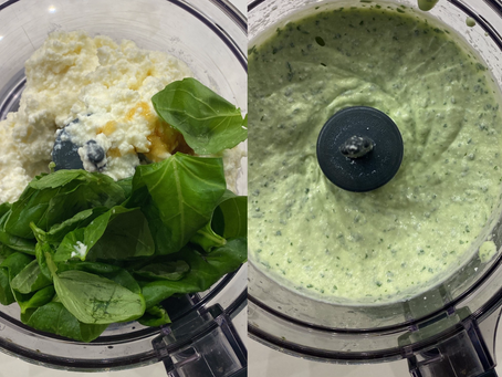 Basil Whipped Ricotta