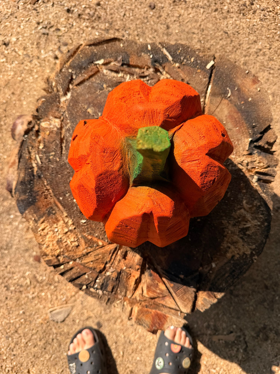 Thumbnail: Chainsaw Carved Pumpkin