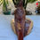 Thumbnail: Chainsaw Carved Cedar Cardinal