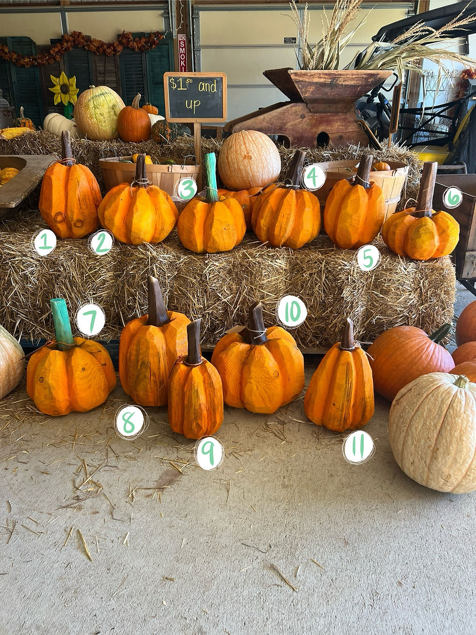 #7- Chainsaw Carved Pumpkin - MaryAnn Keesler