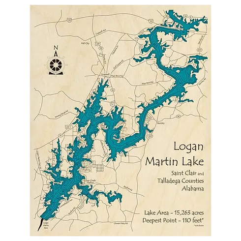 al-logan-martin-st-clair-talladega-3D-wood-map-14.webp