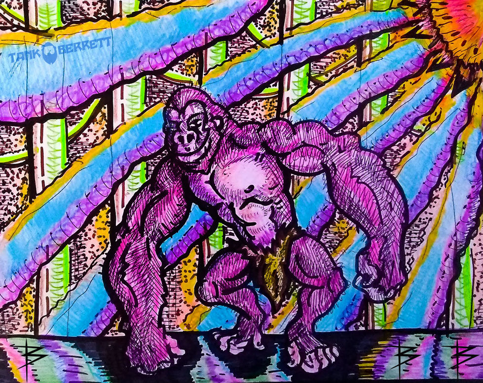 T-Ape-Ass-Tree-TANK-BERRETT-ARTS