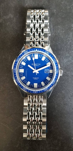 Jota 43 blue dial | Zoretto Watches