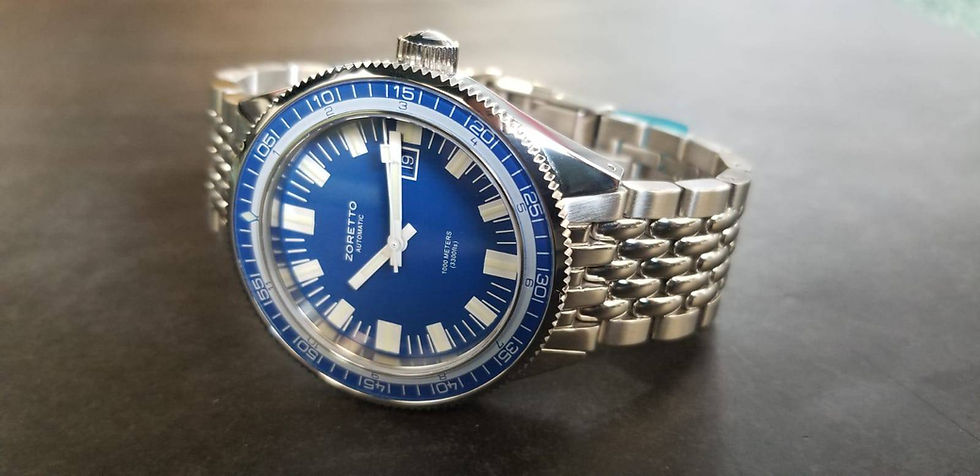 Thumbnail: Jota 43 blue dial