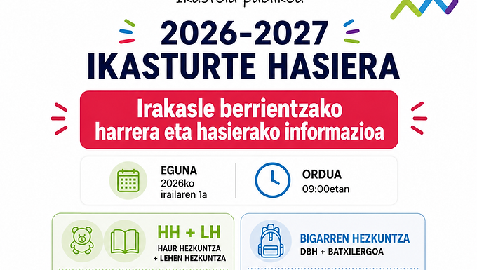 IRAKASLE BERRIENTZAKO HARRERA