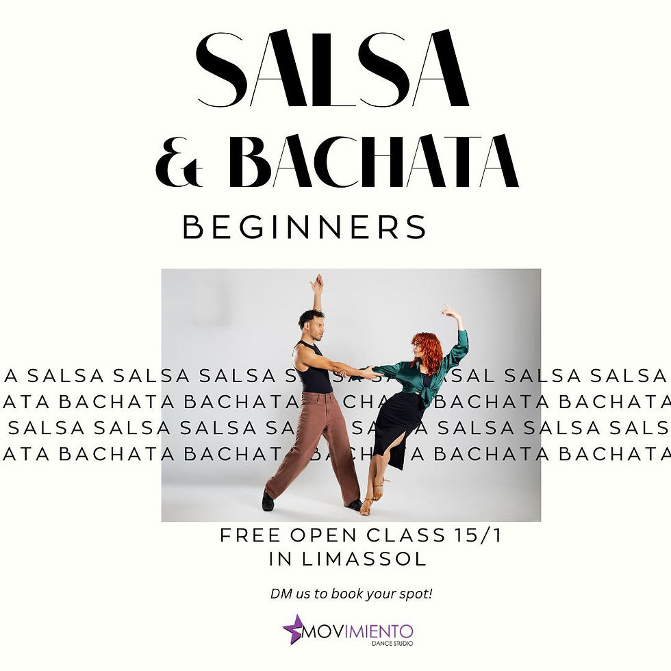 New Class for Salsa and Bachata Beginners