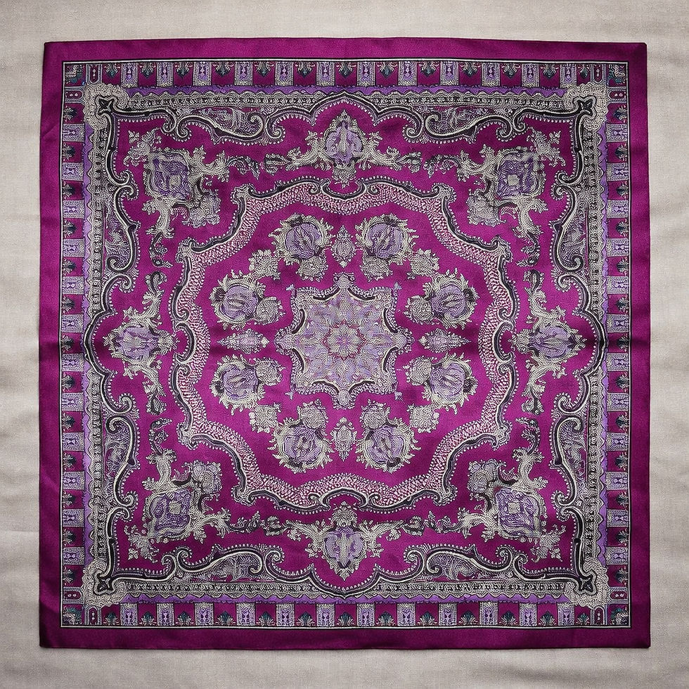 Miniatura: CACHEMIRE FUCSIA VIOLA