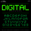 Thumbnail: Digital_Font_Pack_3_Fonts_Eps