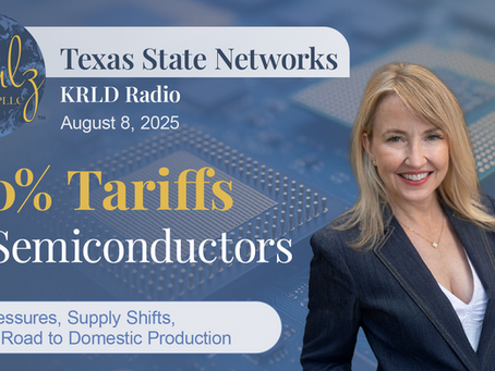 100% Tariffs on Semiconductors: Michelle Schulz on KRLD Radio