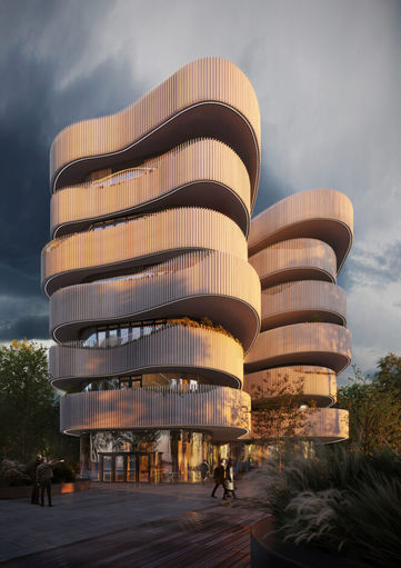 INTERIOR 3D RENDERINGS OF A PENTHOUSE IN THE SWISS ALPS
