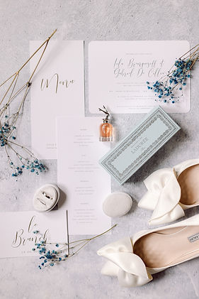 Flatlay de mariage