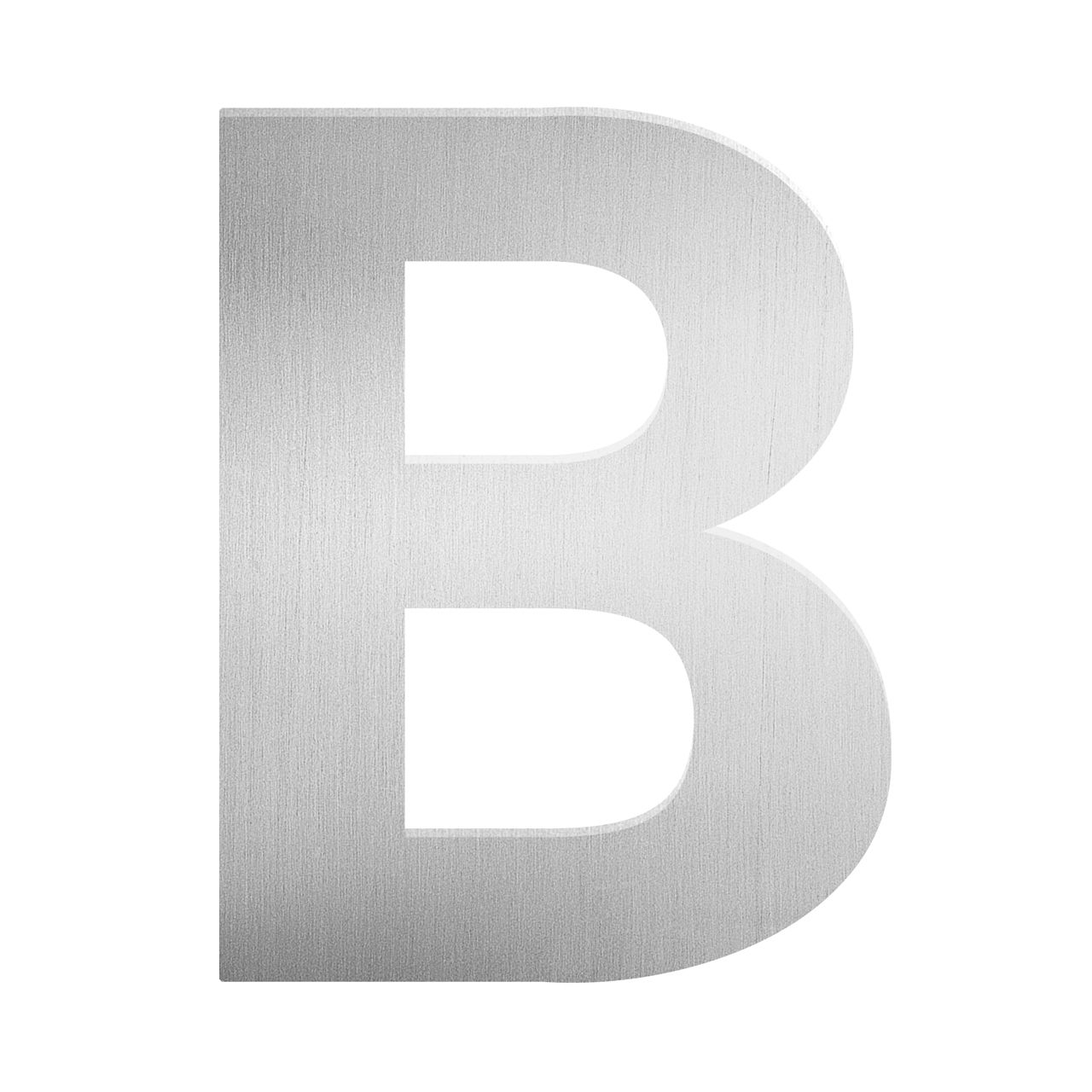 Buchstabe "B" 200 mm Edelstahl