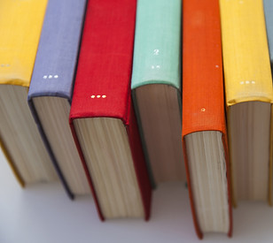 Colorful Book Spines