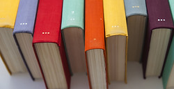 Colorful Book Spines