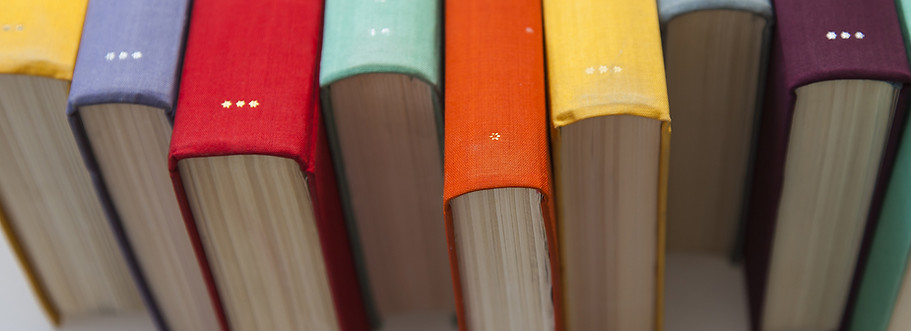 Colorful Book Spines