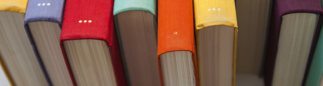 Colorful Book Spines