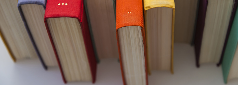 Colorful Book Spines