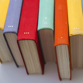 Colorful Book Spines