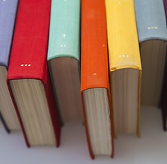 Colorful Book Spines