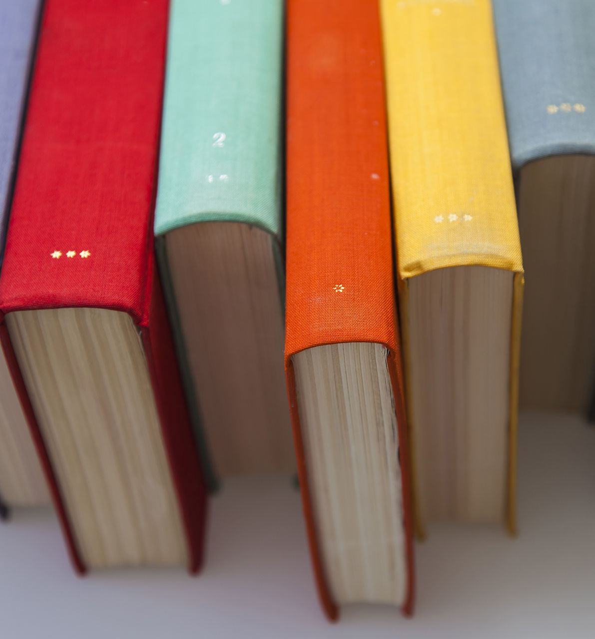 Colorful Book Spines