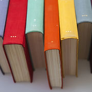 Colorful Book Spines