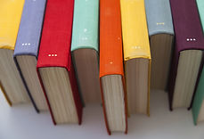 Colorful Book Spines