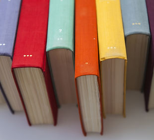 Colorful Book Spines