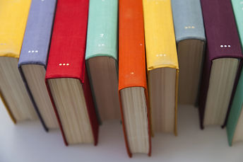 Colorful Book Spines