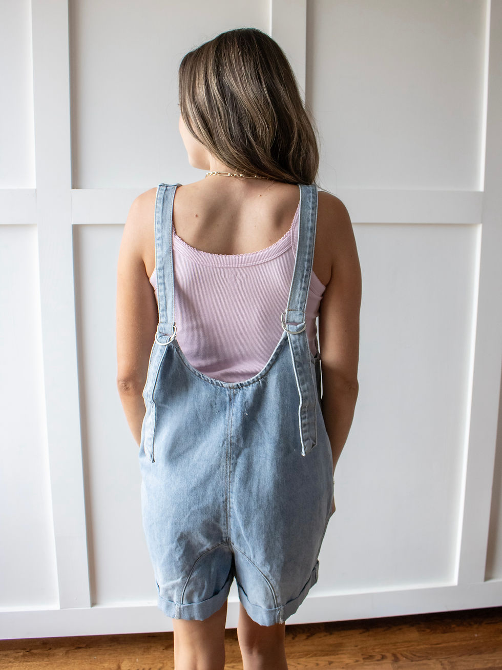 Thumbnail: Dakota Denim Short Overalls