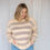 Thumbnail: Colbi Cozy Striped  Sweater