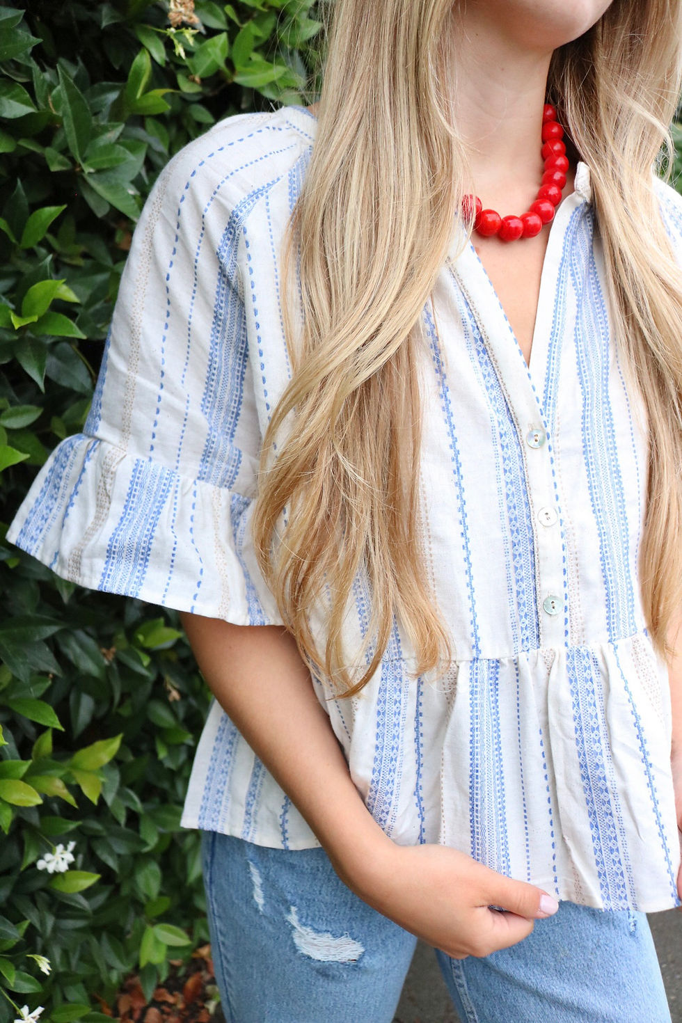 Thumbnail: Mara Striped Blouse
