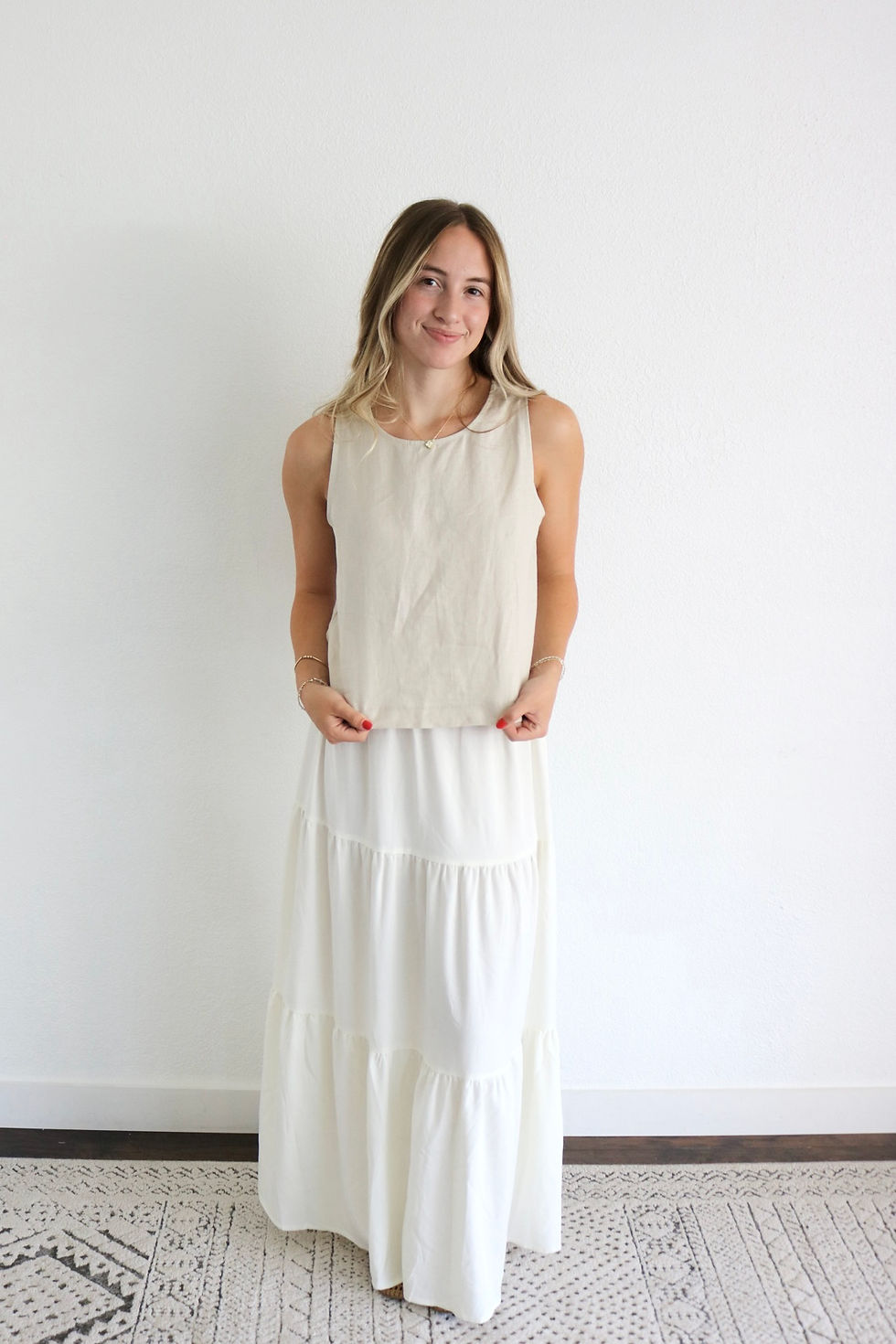 Thumbnail: Briar Beige Linen Top