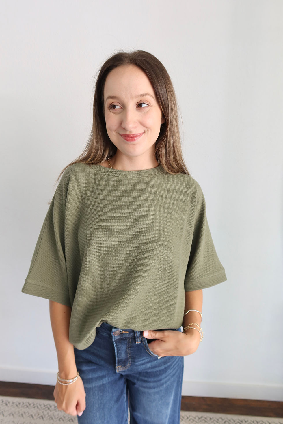 Thumbnail: Goldie Green Top