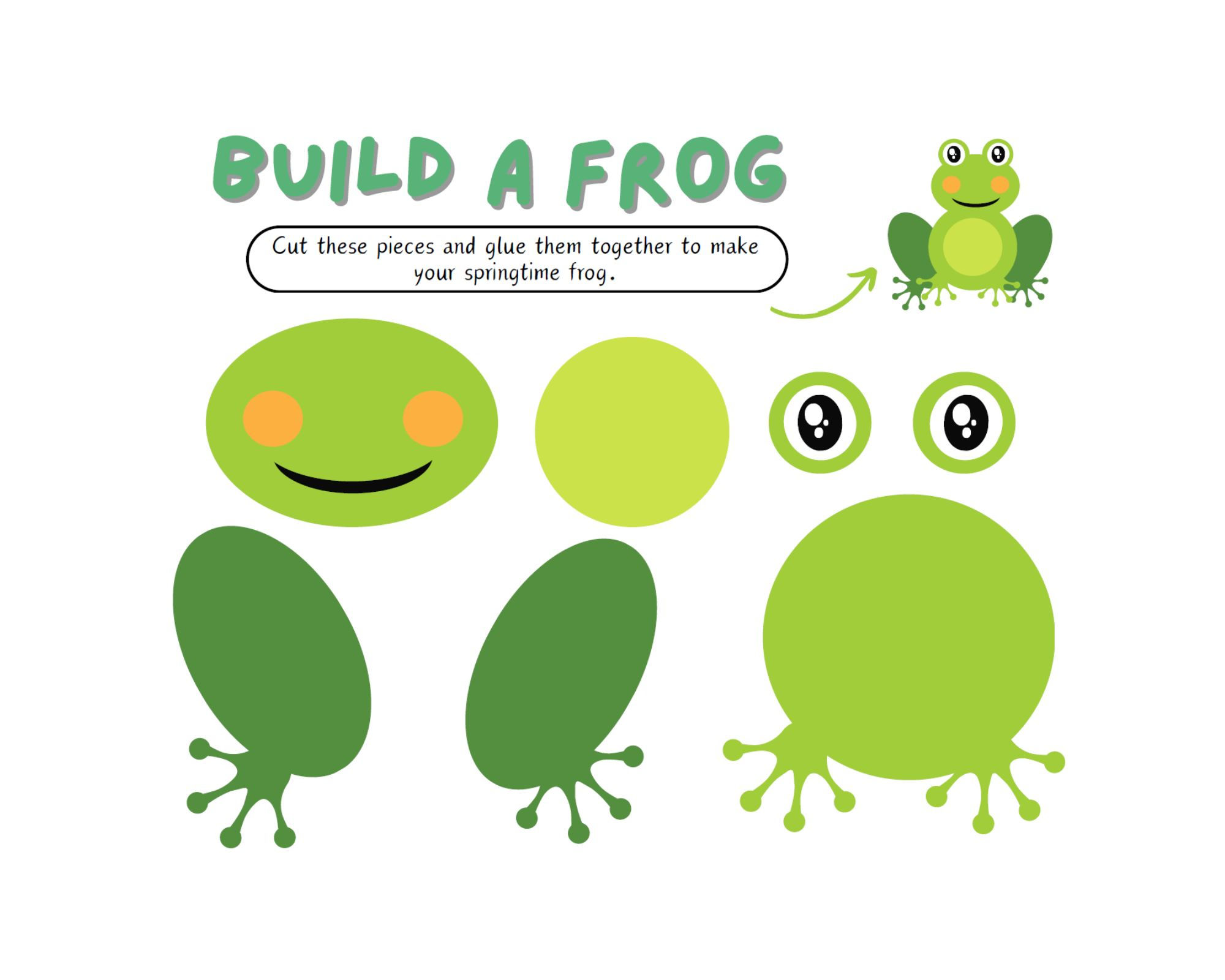 Cut & Create - A Frog