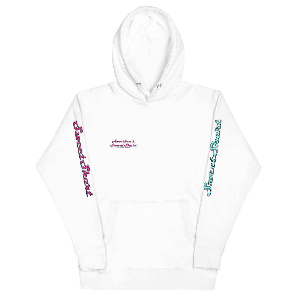 Thumbnail: Pink & Blue America's SweetShart Unisex Hoodie