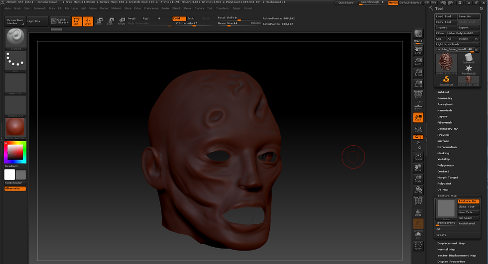 zomb head for assembla3