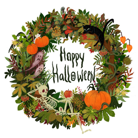 Halloween wreath