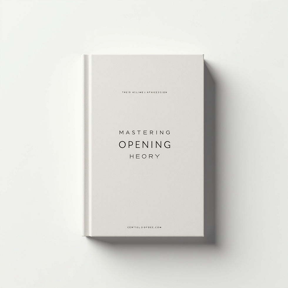 Mastering Opening Theory
