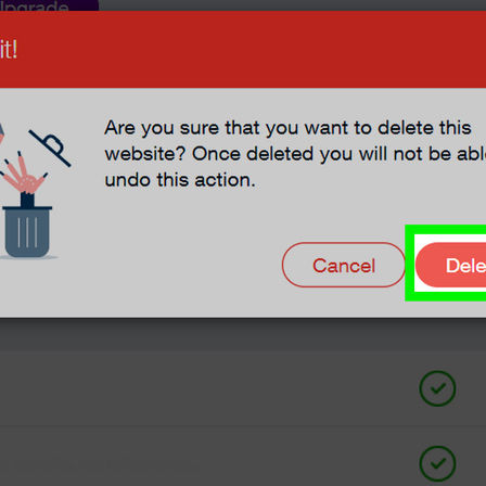 Comment supprimer un site Wix ?